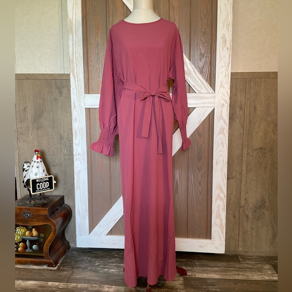 ***NOT FOR SALE****Elegant Pink Maxi . P2P 26.5” SIZE 2X